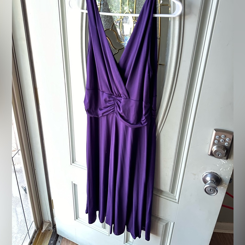 Purple bridesmaid dress